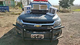 Dois são presos ao tentar transportar droga em ônibus saindo de Coronel Sapucaia