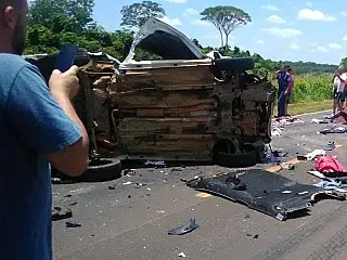 Acidente deixa quatro mortos na BR-163 neste domingo