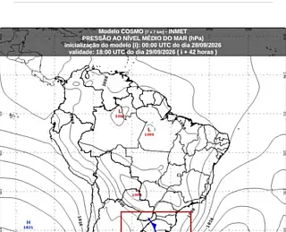 Ivinhema entra em alerta para temporais nesta terça-feira; região pode ter ventos de até 100 km/h