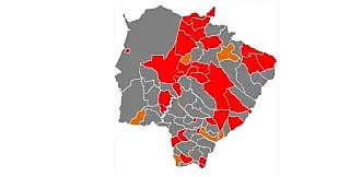 Deodápolis, Fátima do Sul e mais 40 municípios entram na bandeira cinza, de grau extremo da Covid-19