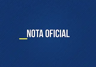 Nota oficial.