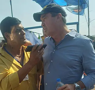 Riedel participa de carreata em Glória de Dourados ao lado de candidatos ao Senado