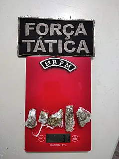 Polícia Militar prende duas pessoas por tráfico em Nova Andradina