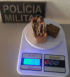 Em Operação, Polícia Militar prende jovem de 22 anos por cometer tráfico de drogas