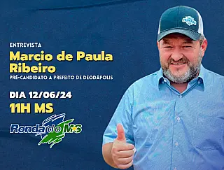 Nelson recebe Marcio de Paula Ribeiro. Pré-candidato a Prefeito de Deodápolis