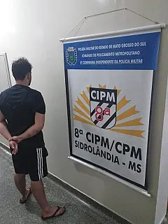 PM de Sidrolândia prende foragido e elucida furto