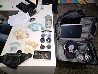 Em folga, PM prendeu autor de furto e recuperou dinheiro e mercadorias