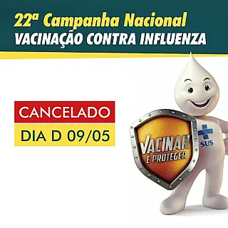 'Dia D' da vacinação contra a gripe é cancelado em Nova Andradina