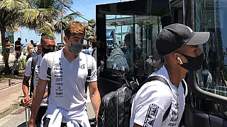 Santos chega ao Rio de Janeiro para final da Libertadores