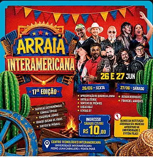 Arraiá Interamericana movimenta fronteira com cultura, música e integração
