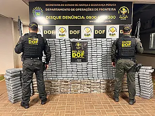 DOF fecha entreposto e apreende carga milionária de cocaína e maconha em Dourados 