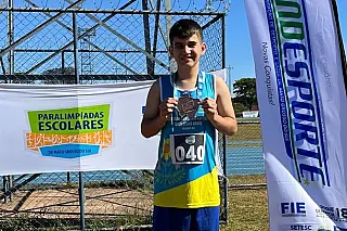 Atleta da APAE de Caarapó conquista pódio nas Paralimpíadas Escolares de MS
