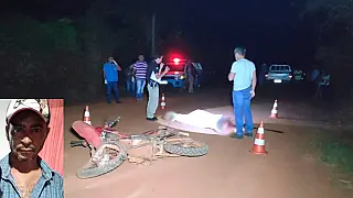 Homem morre após acidente envolvendo moto e camionete em Porto Vilma