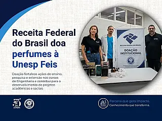 Perfumes doados pela Receita Federal serão transformados em produtos sustentáveis em Ilha Solteira