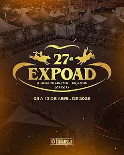 Deodápolis entra na contagem regressiva para a 27ª EXPOAD 2026