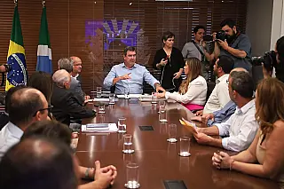Coronel Sapucaia apresenta demandas ao Governo do Estado por asfalto, saúde e lazer