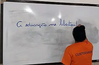 Na prisão, Luiza encontrou oportunidade de recomeço