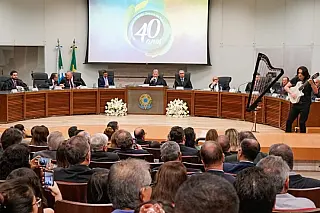 Representando a ALEMS, Professor Rinaldo ressalta importância do TRE-MS