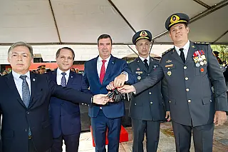 MS reforça atuação dos Bombeiros com entrega de novas viaturas