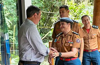 Governo do Estado promove a primeira coronel da história do Corpo de Bombeiros de MS