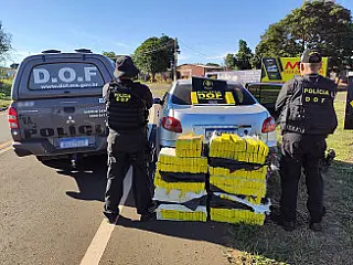 Adolescente de 17 anos é perseguido pelo DOF e pego com mais de 200kg de droga