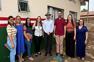 Adecoagro visita CMEI em Nova América para conhecer demandas da educação