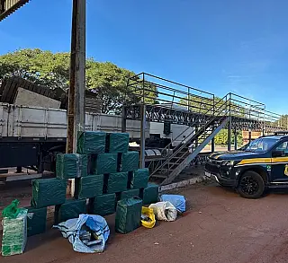PRF faz maior apreensão de cocaína do ano em Miranda