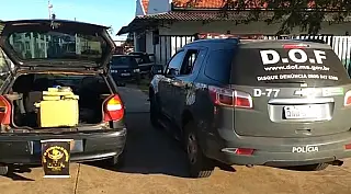 DOF apreende veículo com 36 quilos de maconha em Ivinhema