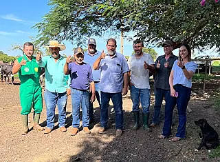 Pequenos produtores de Aparecida do Taboado recebem apoio tecnológico no campo