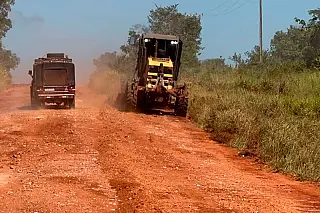 Pavimentação da MS-316 ainda não teve início, apesar de expectativa na região