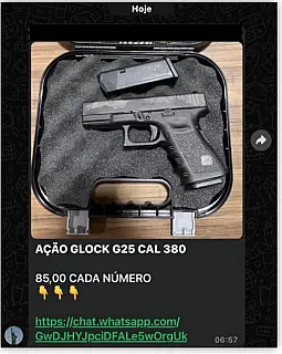 Operação da PF combate rifas ilegais de armas de fogo