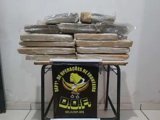 Mulher é presa em Maracaju com 20Kg de Maconha