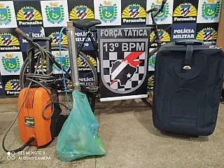 Homem furta residência, mas acaba preso após ser identificado por câmeras de segurança