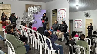 Polícia Militar realiza palestra de conscientização sobre violência contra a pessoa idosa