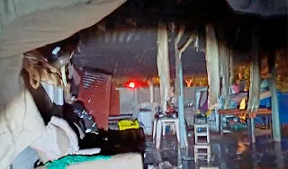 Homem ateia fogo na própria casa e foge em Cassilândia