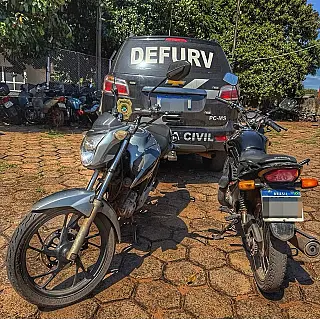 Investigação revela grupo suspeito de furtar motocicletas em série e prende dois homens