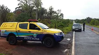Tiroteio e capotamento em Operação policial na rodovia MS-164