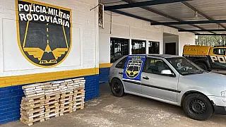 Casal é preso com mais de 120 kg de maconha em Ponta Porã