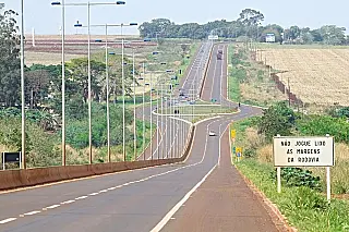 Novo sistema de iluminação vai atender Rodovia que liga Dourados a Itaporã