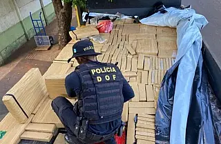 DOF e Polícia Civil prendem dupla com 6 Ton de maconha em Brasilândia
