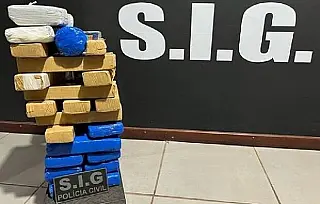 Adolescentes são apreendidas com 26 k de maconha em Ivinhema