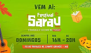 Festival Sarau no Parque vai de integrar arte, cultura e cidadania com 400 atrações