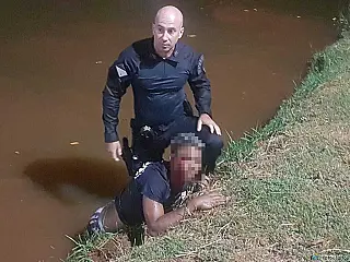 Polícia Militar salva vítima de agressões e afogamento