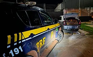 PRF apreende uma tonelada de maconha em Sidrolândia
