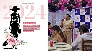 Festa de entrega do Prêmio Mulher 2024