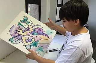Oficinas de histórias em quadrinhos e criação de personagens são oficinas oferecidas pelo MARCO