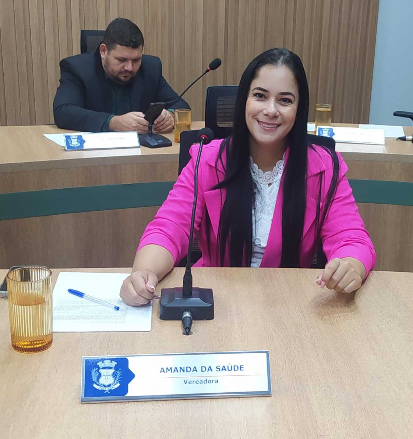 Vereadora Amanda da Saúde