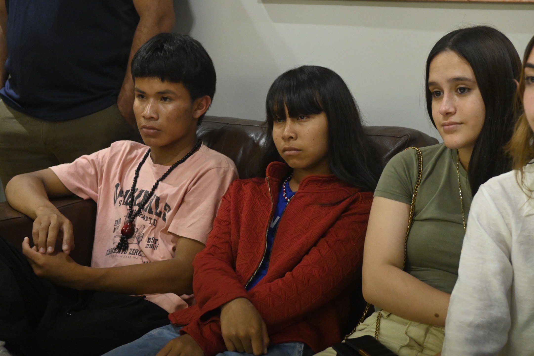 Entre os alunos estavam jovens da etnia Kaiowá | Foto: Max Arantes/Casa Civil