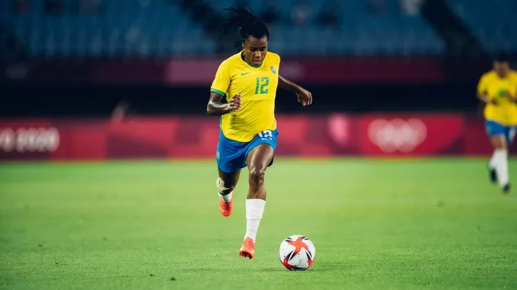 Ludmila entrou no segundo tempo e criou boas chances para o Brasil contra o Canadá Imagem: Sam Robles/CBF.