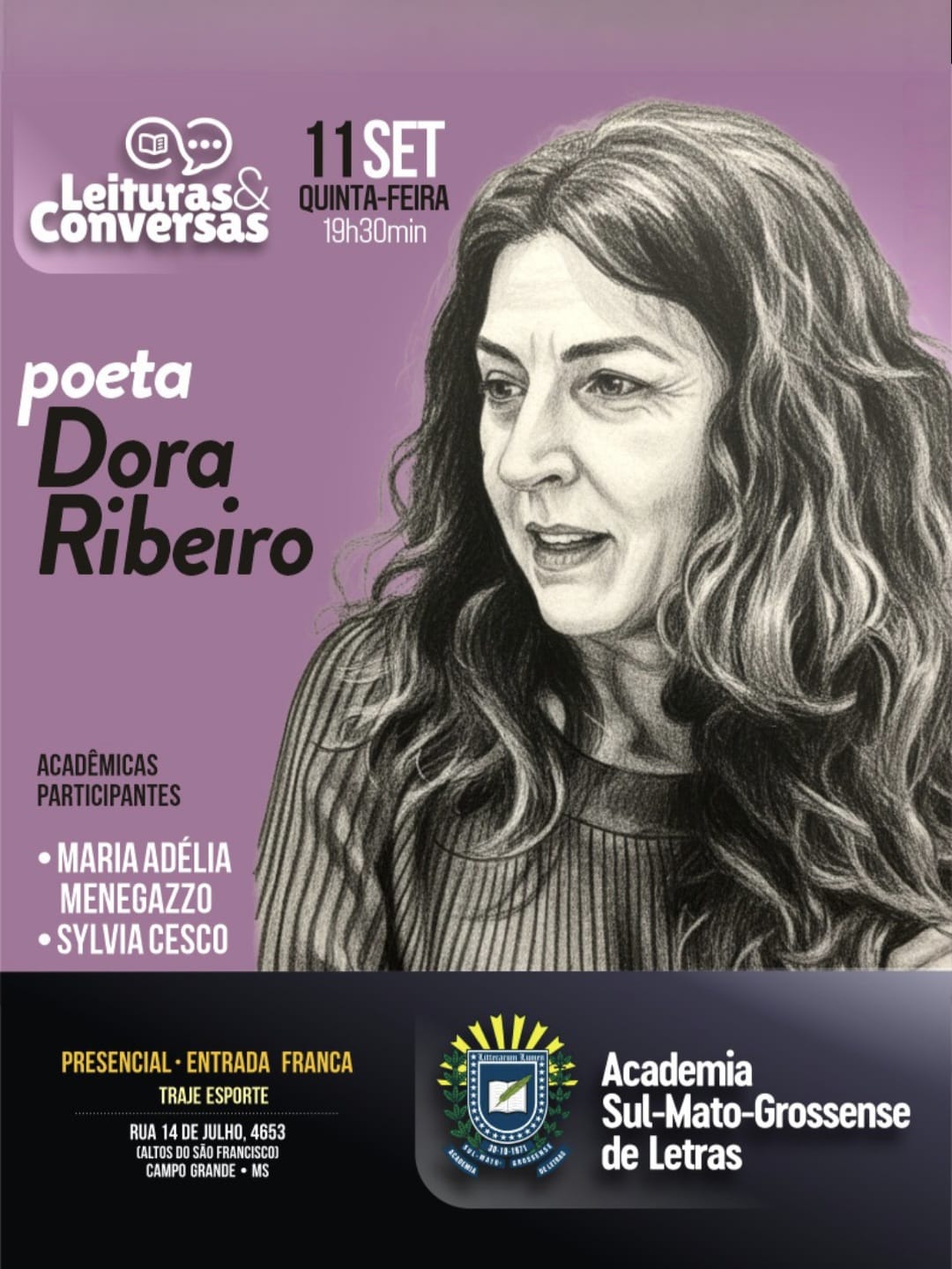 Banner de divulgação com as informações sobre o evento | Foto: Divulgação